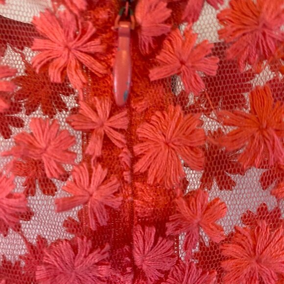 Anthropologie Artelier Nicole Miller Floral Lace Dress - Picture 14 of 14